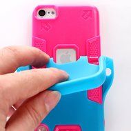 iTouch 5,iPod Touch 6 Case,XRPow 3in1 Heavy Duty Protection Hybrid High Impact Armor Case... N9