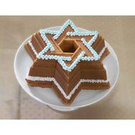 Nordic Ware 59548 Platinum Collection Star of David Bundt Pan