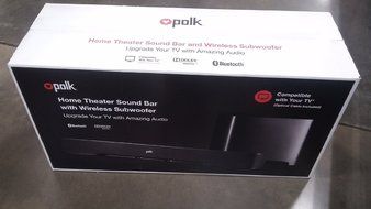 Polk Bluetooth Sound Bar with 120-Watt Wireless Subwoofer
