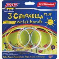 New PIC BAND3 PIC Citronella Plus Wristband, 3 ct