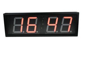 AZOOU 4-inch Character High Led Digital Wall Clock Countdown Countup Timing in Minute Seconds Amber Color
