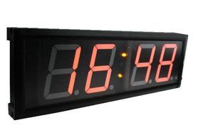 AZOOU 4-inch Character High Led Digital Wall Clock Countdown Countup Timing in Minute Seconds Amber Color N2