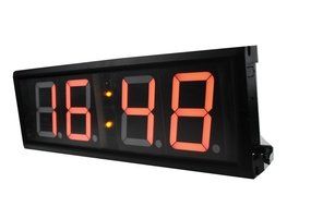 AZOOU 4-inch Character High Led Digital Wall Clock Countdown Countup Timing in Minute Seconds Amber Color N3