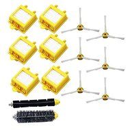 UP100 14 Pcs Hepa Filters Bristle Brush Flexible Beater Brush 3-armed Side Brush Pack Set for Irobot Roomba 700...