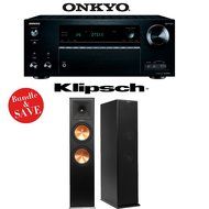 Onkyo TX-NR757 7.2-Channel Network A/V Receiver + (1) Pair of Klipsch RP-280F Reference Premiere Dual 8-Inch Floorstanding...