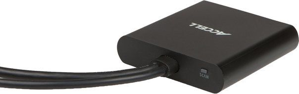 Accell K088B-003B Mini DisplayPort 1.2 to 3 DisplayPort Multi-Display MST Hub - Designed for Microsoft Surface N4