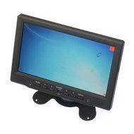 AIHOME 7&quot; Inch TFT LCD Digital Display 2 Video Input Rear View Headrest Car/PC VCR Monitor...