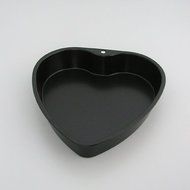 Metaltex 220684 Heart &quot;Superior&quot; Baking Tin, Black