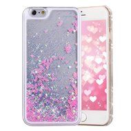 iPhone 7 Case, PHEZEN Christmas Tree Santa Claus Design Cool Quicksand Moving Stars Bling Glitter Floating Dynamic... N56