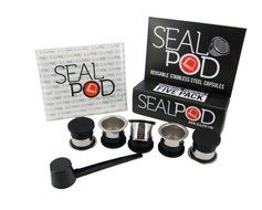 Nespresso Reusable Capsule: Sealpod Starter Pack - One Stainless Steel Refillable Pod for OriginalLine Nespresso... N9