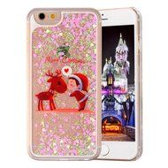 iPhone 7 Case, PHEZEN Christmas Tree Santa Claus Design Cool Quicksand Moving Stars Bling Glitter Floating Dynamic... N59