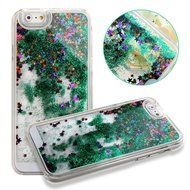 iPhone 7 Case, PHEZEN Christmas Tree Santa Claus Design Cool Quicksand Moving Stars Bling Glitter Floating Dynamic... N60