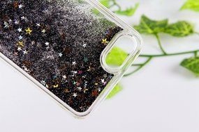 iPhone 7 Case, PHEZEN Christmas Tree Santa Claus Design Cool Quicksand Moving Stars Bling Glitter Floating Dynamic... N61