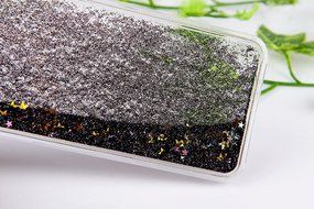 iPhone 7 Case, PHEZEN Christmas Tree Santa Claus Design Cool Quicksand Moving Stars Bling Glitter Floating Dynamic... N62