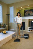 SEBO 9687AM Airbelt K3 Canister Vacuum with ET-1 Powerhead and Parquet Brush, Red - Corded N2