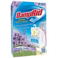 DampRid FG83LV Hanging Moisture Absorber Lavender Vanilla, 3-Pack N3