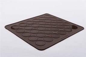 30 Cavity Round Silicone Macaron Baking Mat for Microwave Oven Non Stick
