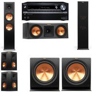 Klipsch RP-280F Tower Speakers-RP-250C-5.2-Onkyo TX-NR838