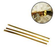 100 Pcs Metallic Twist Ties Wire for Cello Bags Cake Pops 4 Inch 10cm Red N8