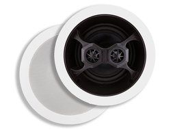 Monoprice 104619 Glass Composite 3-Way Dual Voice Coil In-Ceiling Speakers (Pair)