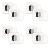 Blue Octave LS42 In Wall In Ceiling Speakers Home 1680 Watts New 4 Pair Pack LS42-4PR N7