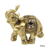 Lucky Golden Elephant Ornament Resin Craft Garden Gift Home Decoration