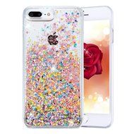 iPhone 7 Case, PHEZEN Christmas Tree Santa Claus Design Cool Quicksand Moving Stars Bling Glitter Floating Dynamic... N84