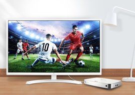 LG 32MN58HMW 32 Inch FHD Monitor (1920 x 1080) LED/ IPS Panel White Color Bezel N9