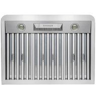 FIREBIRD New 30" European Style Under Cabinet Stainless Steel Range Hood Vent W/ Push Button Control N2