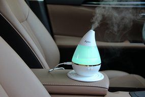 Ayes Water-drop Air Purifier/Ultrasonic Aroma Diffuser &amp; Cool Mist USB Portable Humidifier Multi Use for Travel... N6