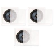 Blue Octave BDW8 In Wall 8" Passive Subwoofer Speakers Home Theater 3 Sub Set N2