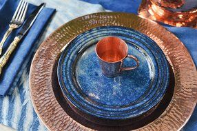 Sertodo Sharpshooter Shot Cups, set of 4, Hammered Copper, 2 fluid ounces N18