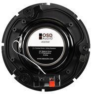 OSD Audio ACE400 3.0-inch 60-Watt Trimless Thin Bezel Polypropylene In-Ceiling Speaker Pair N3