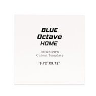 Blue Octave BDW8 In Wall 8" Passive Subwoofer Speakers Home Theater 3 Sub Set N4