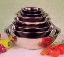 Winco MXB-800Q Mixing Bowl, 8-Quart - Set of 3