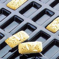 Matfer Bourgeat Silicone Flexipan Mini Rectangular Baking Molds, 84 Cups 336009