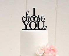ShinyBeauty Mr And Mrs Cake-Topper,Custom Wedding Cake Topper (Design 12) N15