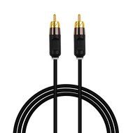 RCA Cable, iXCC 2pc 6ft Dual Shielded Gold-Plated RCA Male to RCA Male Stereo Audio Cable Connectors N2