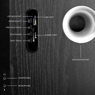 Frisby FS-2500BT Home Audio Bluetooth Wireless Stereo 2.1 Channel Subwoofer Speaker System for PC Laptop Tablet... N2
