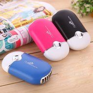 Happy-top Mini Personal Fan Portable USB Rechargeable Fan Bladeless Handheld Air Conditioning Fan Refrigeration... N7