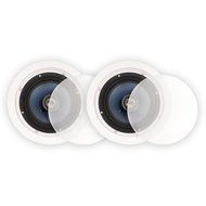 Blue Octave Home LC62 Round In-Ceiling Speakers (White)