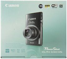 Canon PowerShot ELPH 340 HS 16MP Digital Camera (Silver) N16
