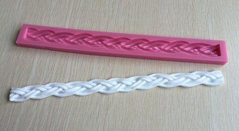 Anyana Long Bag Rope String 3d Silicone Mold Chocolate Fondant Cake Decorating Mould Gum Pastry Tool Kitchen Tool...