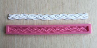 Anyana Long Bag Rope String 3d Silicone Mold Chocolate Fondant Cake Decorating Mould Gum Pastry Tool Kitchen Tool... N2
