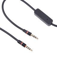 MaxLLTo&trade; BLK 3.5mm 1/8" Audio Cable Lead Cord w MIC For Skullcandy Over-the-Ear Headphone N4