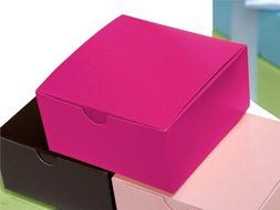 BalsaCircle 100 4&quot;x4&quot;x2&quot; Black and White Zebra Wedding Favor Cake Gift Boxes N7