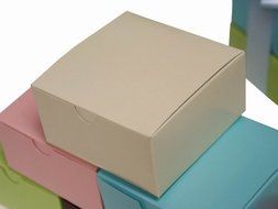 BalsaCircle 100 4&quot;x4&quot;x2&quot; Black and White Zebra Wedding Favor Cake Gift Boxes N8
