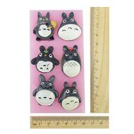 Yunko 6 Cavity Totoro 3d Silicone Fondant Cake Decorating Chocolate Candy Mold Candle Soap Mold N2