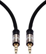 IBRA 3 Feet 3.5mm Auxiliary Audio Jack Cable AUX Cable - Gun N2