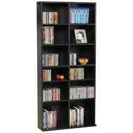 Atlantic 38435719 Oskar Media Cabinet for 464 CD or 228 DVD, Espresso N2